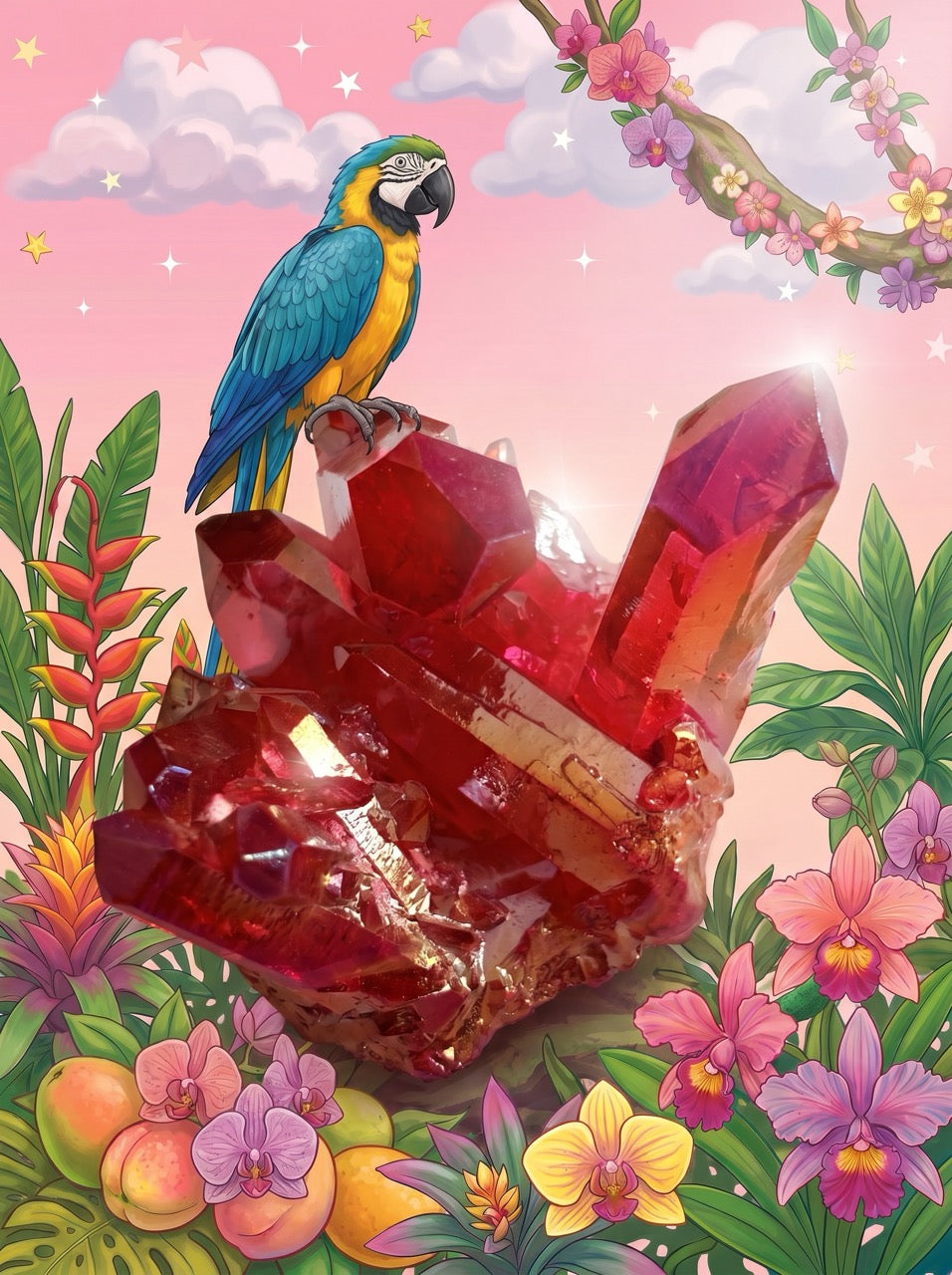 Tangerine Tango Quartz Crystal – Collector's Piece