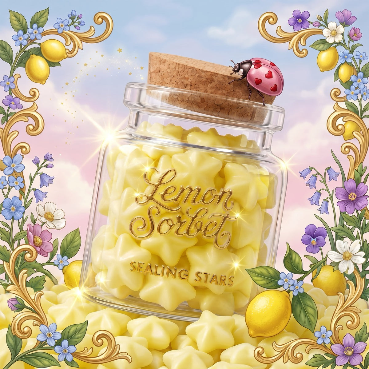Lemon Sorbet Sealing Stars – Wax Sealing Beads