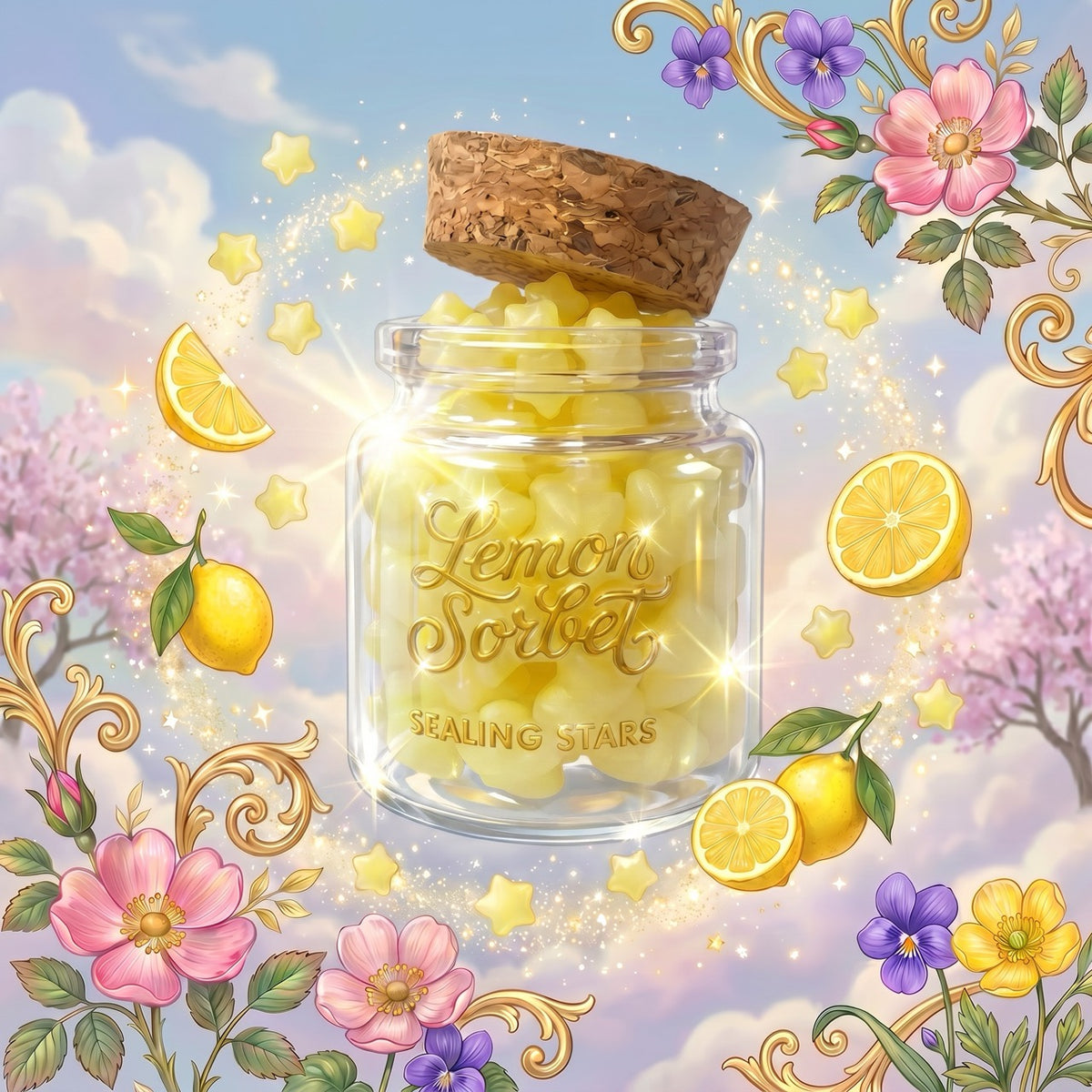 Lemon Sorbet Sealing Stars – Wax Sealing Beads