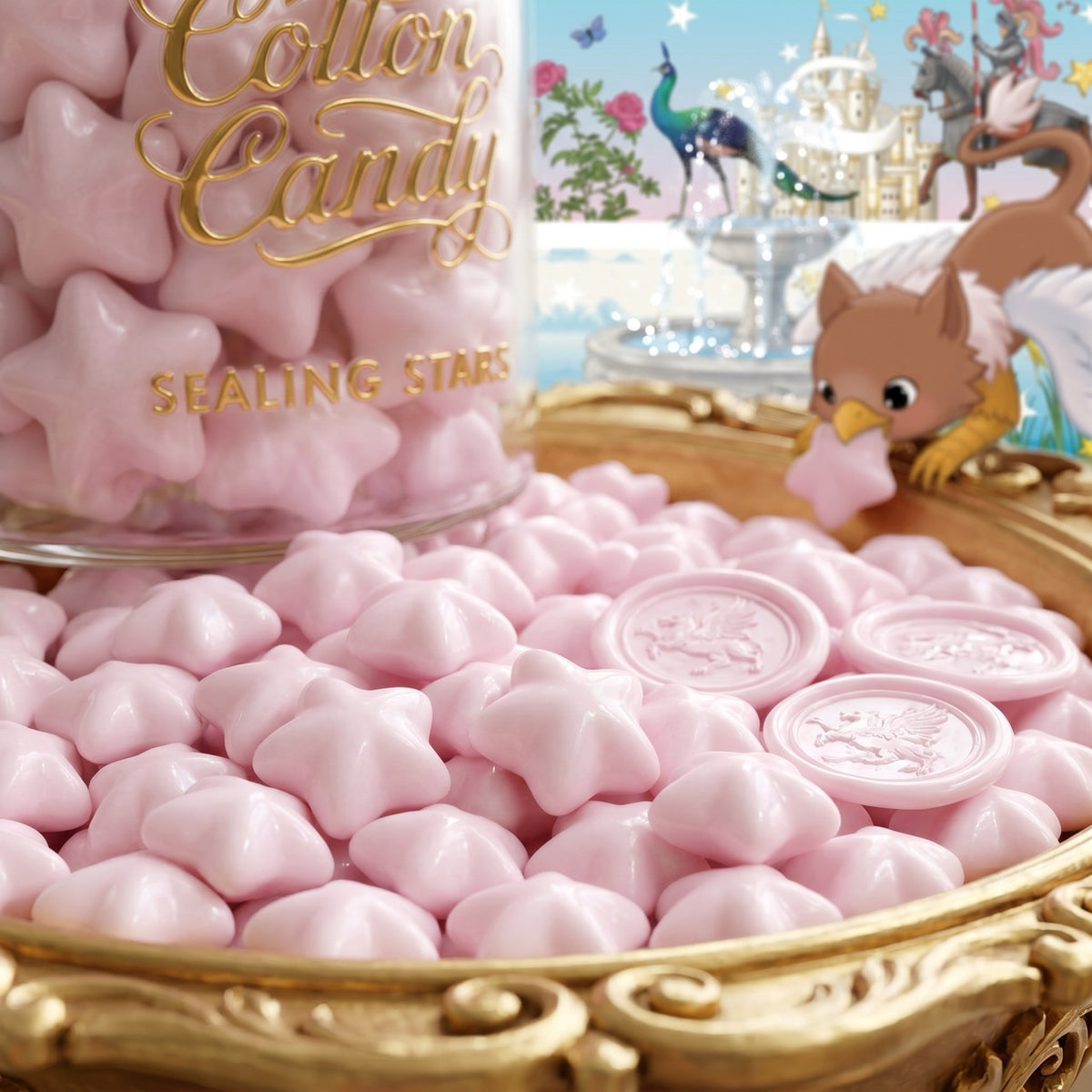 Cotton Candy Sealing Stars – Wax Sealing Beads