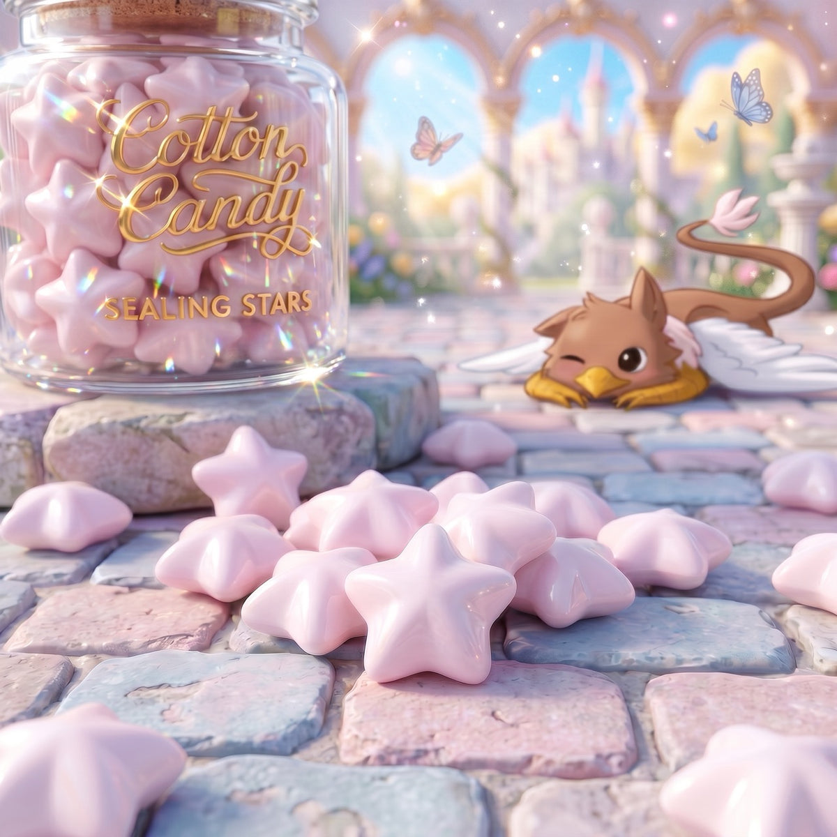 Cotton Candy Sealing Stars – Wax Sealing Beads