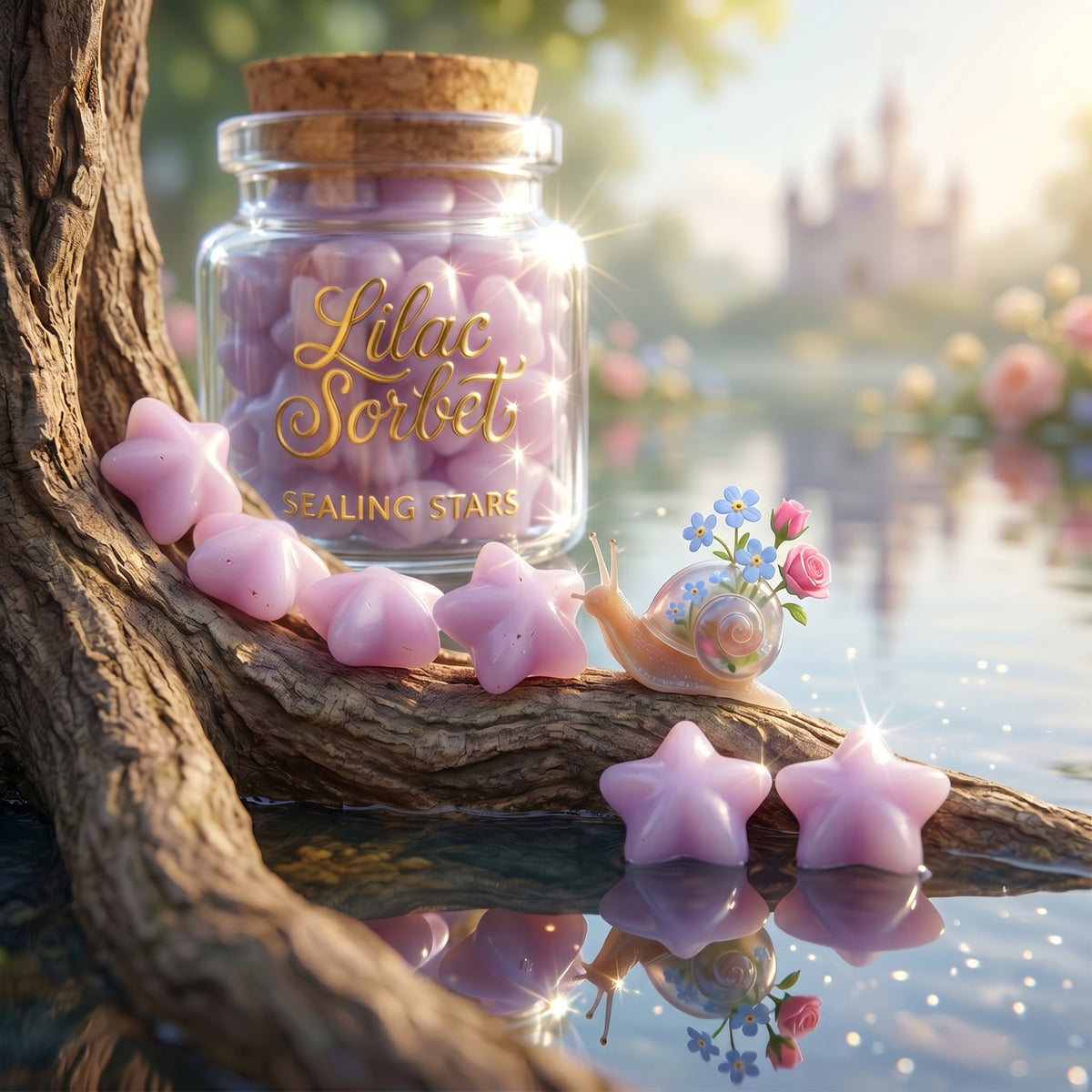 Lilac Sorbet Sealing Stars – Wax Sealing Beads