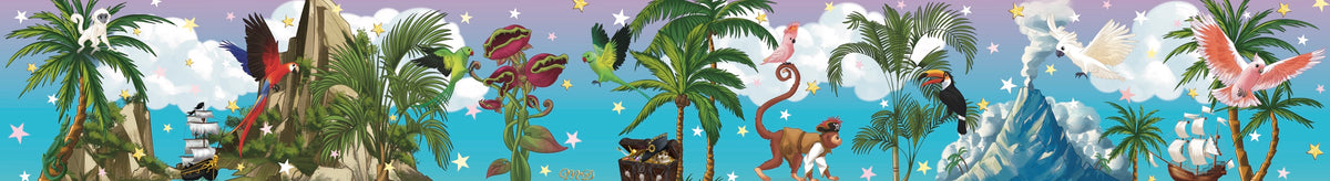 Pirate Palms Washi Ribbon – Decorative Washi Tape