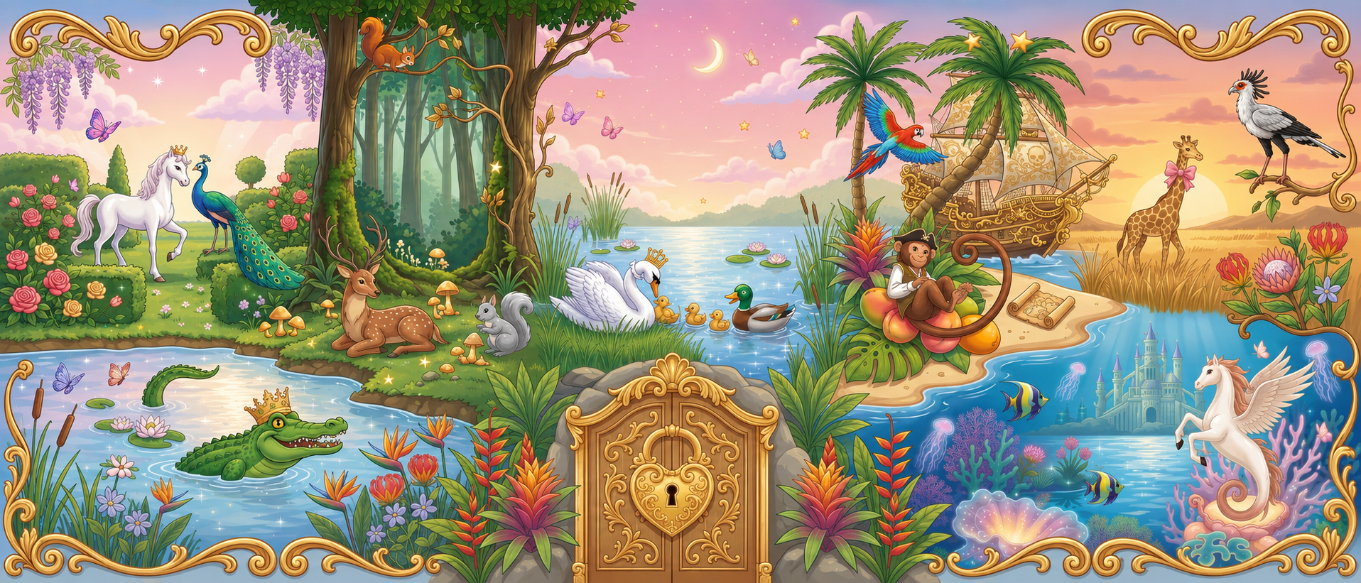 Closed Minky Fantasy gate