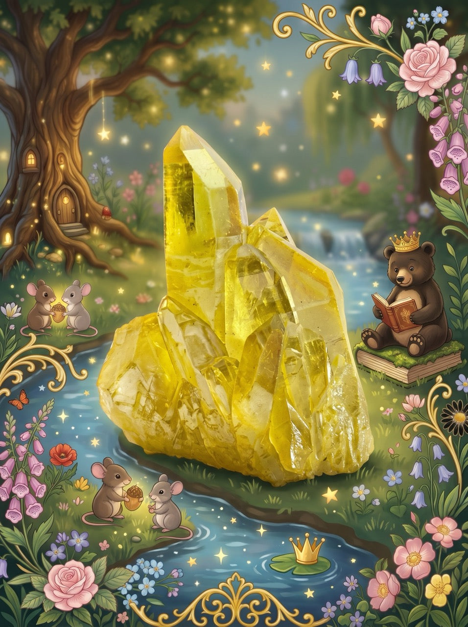 Sunlit Quartz Crystal Cluster – Collector's Piece
