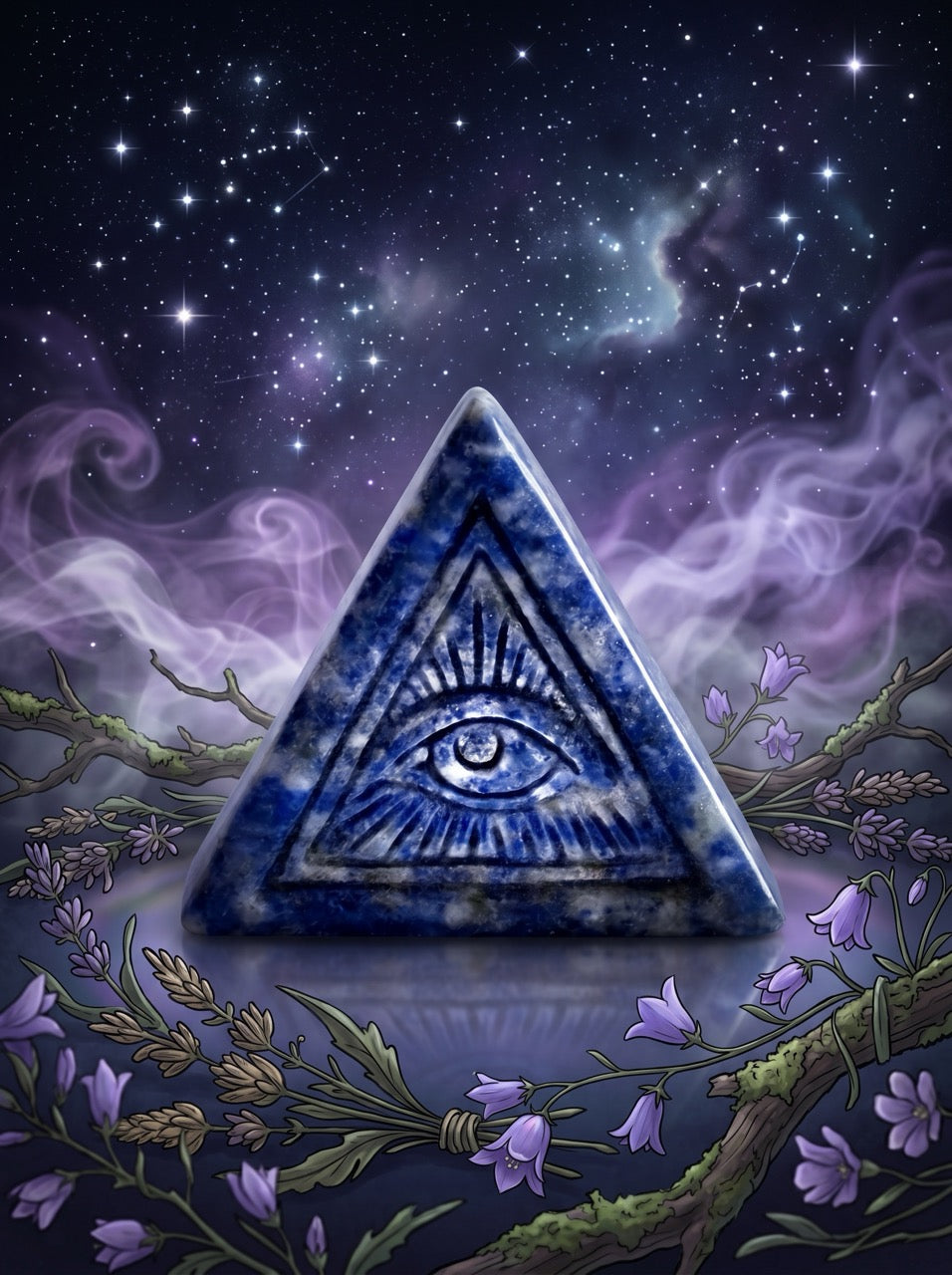 Sodalite Third Eye Triangle Collector's Piece