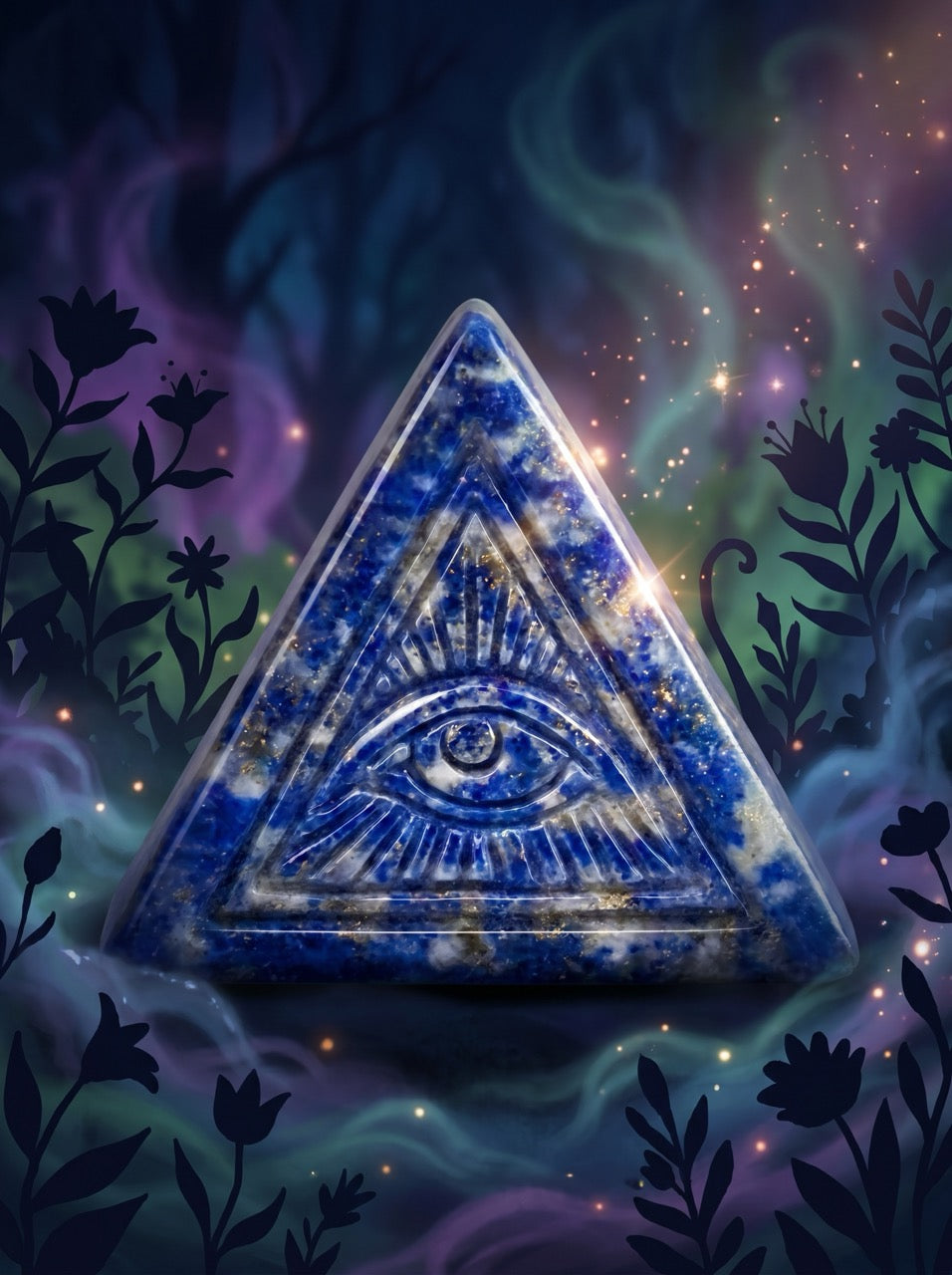 Sodalite Third Eye Triangle Collector's Piece