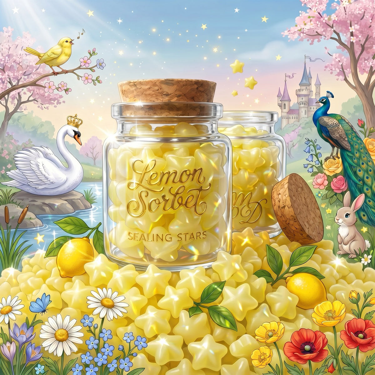 Lemon Sorbet Sealing Stars – Wax Sealing Beads