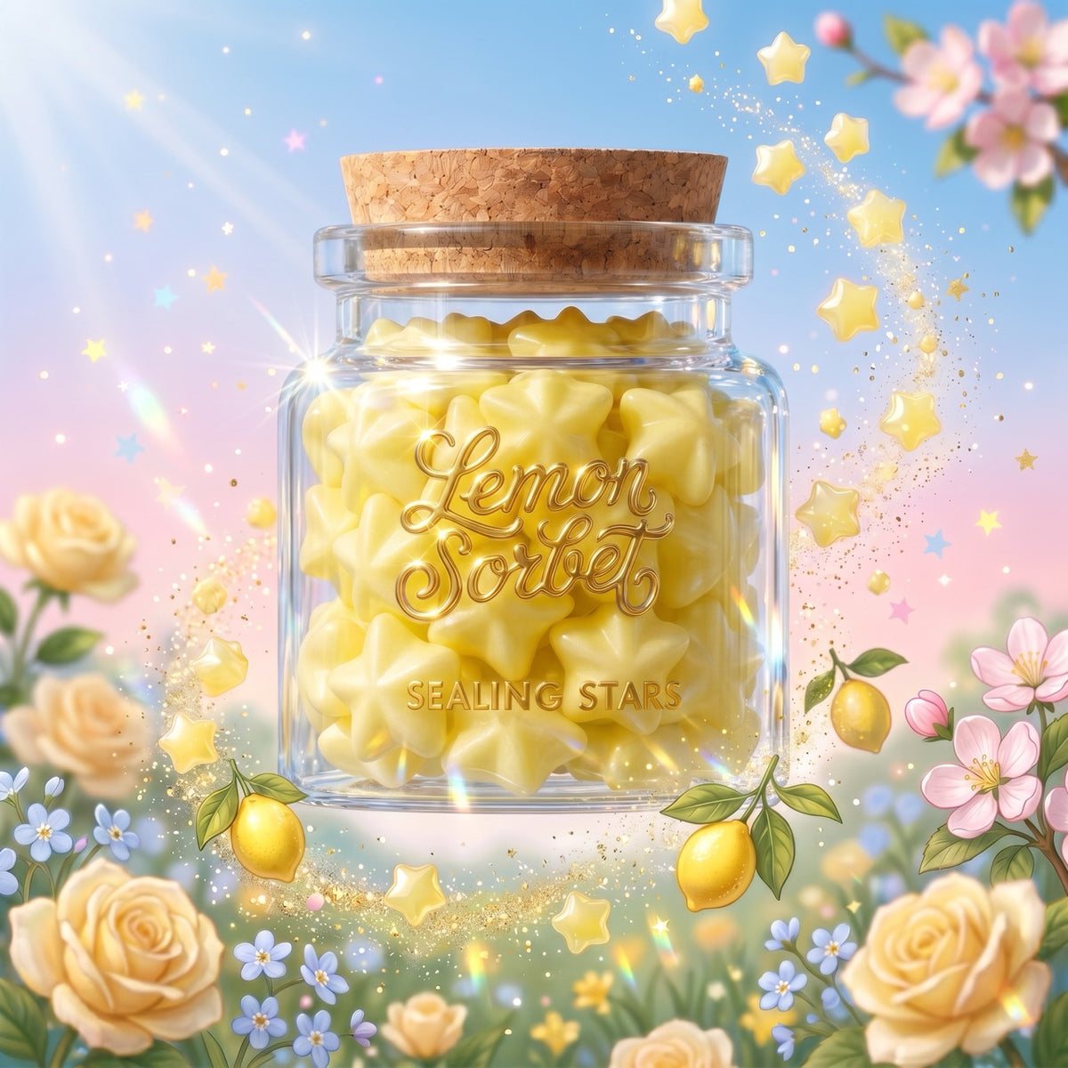 Lemon Sorbet Sealing Stars – Wax Sealing Beads