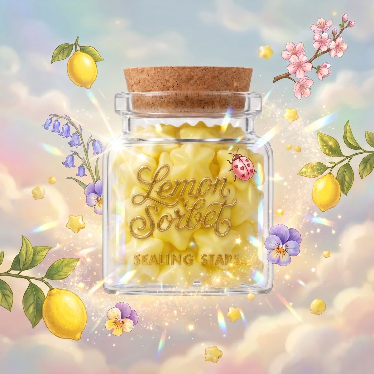 Lemon Sorbet Sealing Stars – Wax Sealing Beads