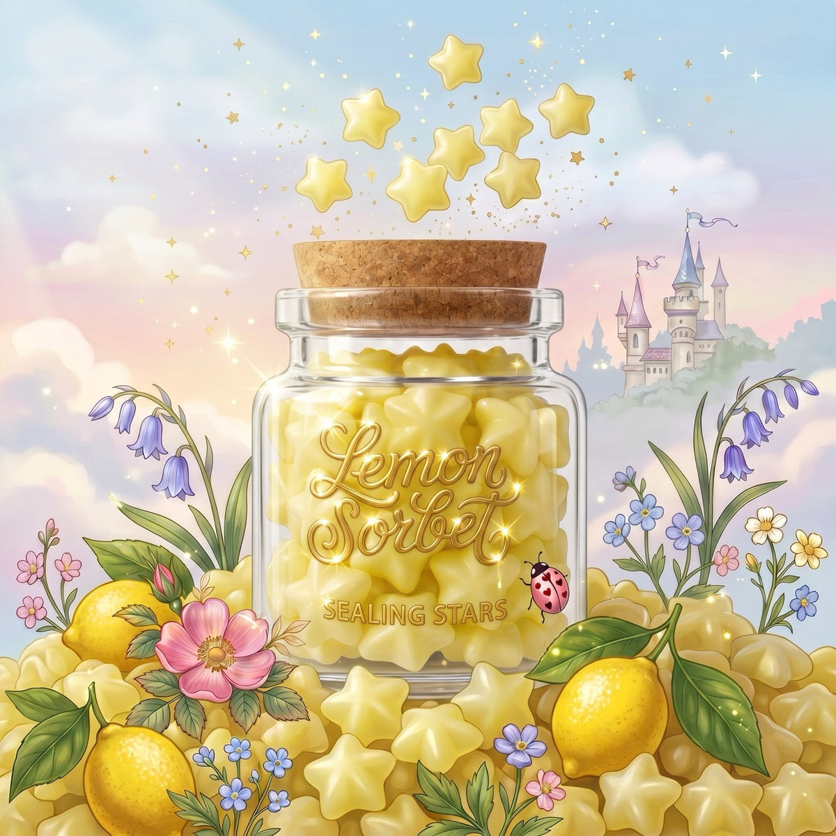 Lemon Sorbet Sealing Stars – Wax Sealing Beads