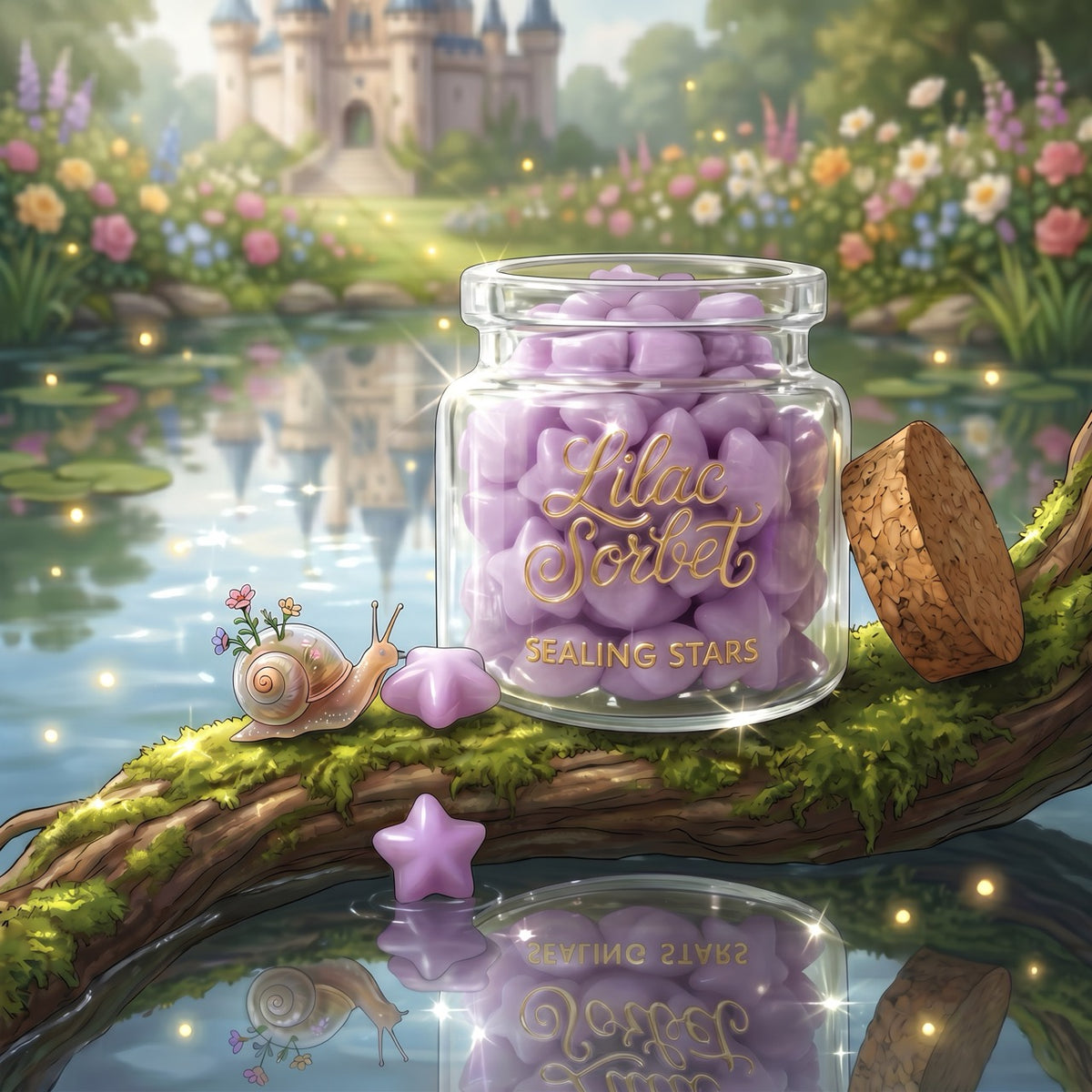 Lilac Sorbet Sealing Stars – Wax Sealing Beads