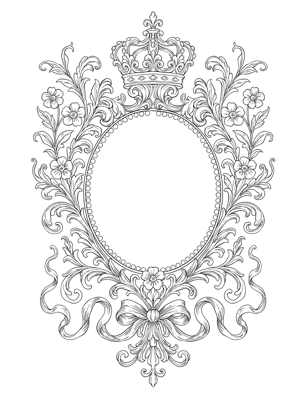 Sovereign Frame – Hand-Drawn Line Art