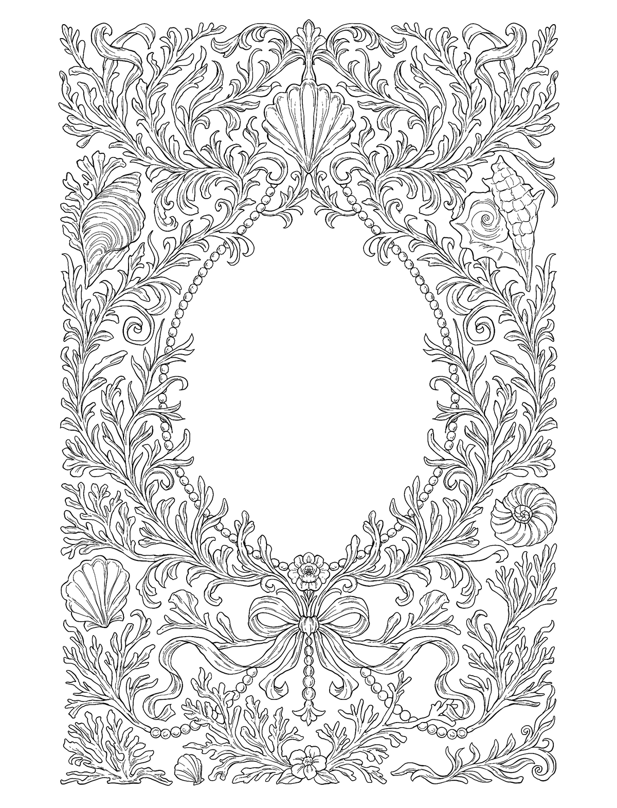 The Abyssal Frame – Hand-Drawn Line Art
