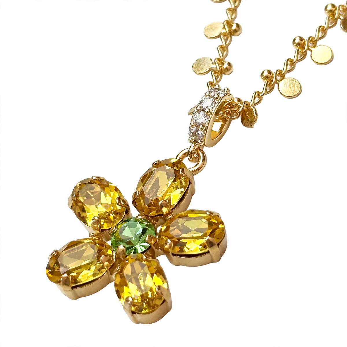 The Pendant of Splendour Fluette gold necklace — Mink & Davernay