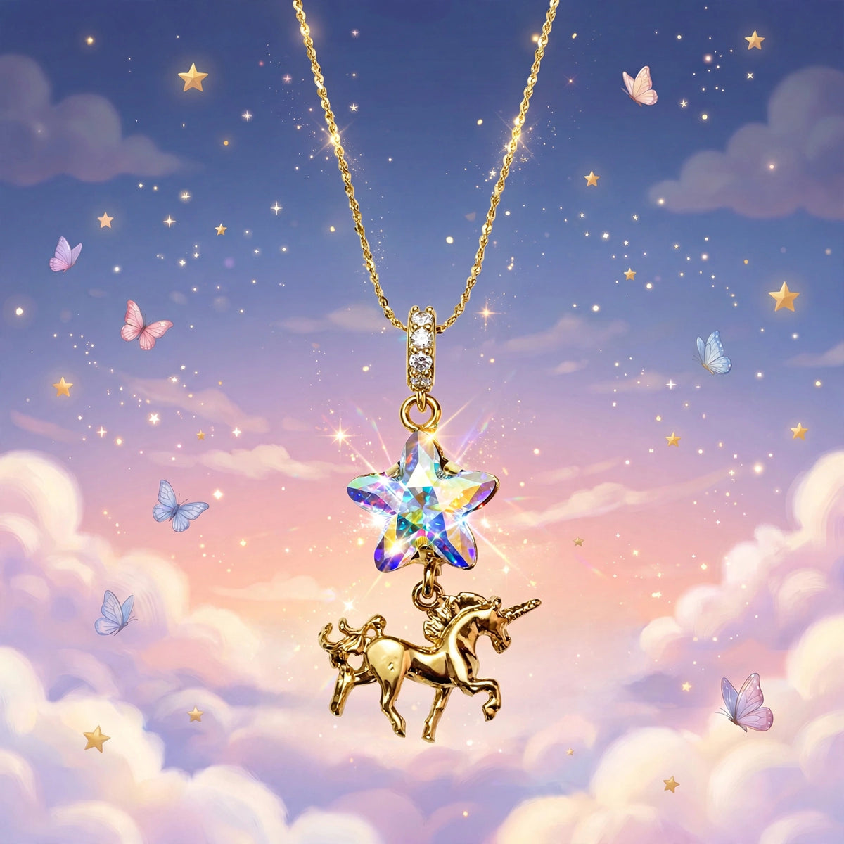 The Flannelle Unicorn Pendant